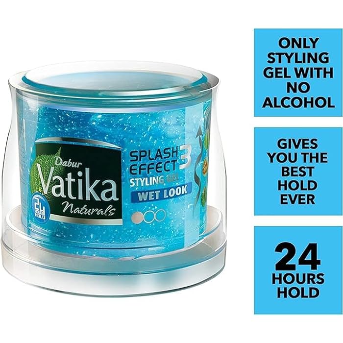 Vatika Menz Spike Up Hair Styling Gel (250mL) | Natural Lemon and Olive Extracts | Unbeatable Strong Hold | Natural Shine Finish for Hair - (2 Pack) - Image 2